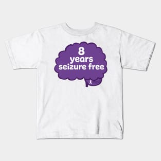 8 Years Seizure Free Kids T-Shirt